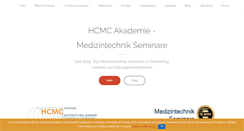 Desktop Screenshot of medizintechnik-seminare.de