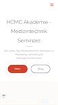 Mobile Screenshot of medizintechnik-seminare.de